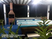 Locação de Chácara com piscina em Guararema SP